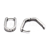 Tarnish Resistant 304 Stainless Steel Huggie Hoop Earrings STAS-J033-11C-P-3