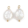 Natural Freshwater Pearl Keshi Pearl Pendants STAS-D378-06B-G-1