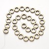 Electroplate Non-magnetic Synthetic Hematite Beads Strands G-F300-04-06-2