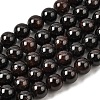 Natural Garnet Gemstone Beads Strands G-R263-9mm-1