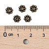 Tibetan Style Alloy Beads Daisy Spacer Beads X-LF1249Y-01AB-RS-3