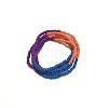 Glass Seed Beaded Waist Beads WG0248E-13-1