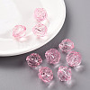Transparent Acrylic Beads PL305Y-4-7