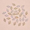 60 Pieces Four Leaf Clover Connector Charm Alloy Lucky Clover Charm Pendant with Jump Ring for Jewelry Necklace Bracelet Earring Making Crafts JX338A-3