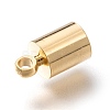 Brass Cord Ends KK-H759-41F-G-3