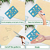 Acrylic Earring Handwork Template DIY-WH0359-048-3