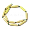 Handmade Lampwork Chevron Beads LAMP-Z019-01-07-2