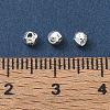 304 Stainless Steel Hammered Round Spacer Beads SA-CBA37BC-01D-S-3