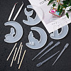 DIY Silicone Moon Molds Kits DIY-TA0008-30-4