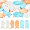 20Pcs Dyed Natural Shell Fish Pendants SHEL-FS0001-16-1