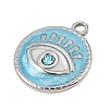 304 Stainless Steel Enamel Pendants SA-CBAA487-33P-2