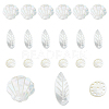 DICOSMETIC 18Pcs 3 Styles Natural Sea Shell Pendants FIND-DC0003-75-1