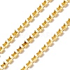 50M Rectangle Brass Rhinestone Claw Setting Chains CHC-C024-01B-G-4