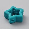 Star Silicone Focal Beads SIL-TAC0008-07N-2