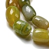 Natural Banded Agate/Striped Agate Beads Strands G-A223-D12-01A-4