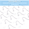 DICOSMETIC 400Pcs 304 Stainless Steel Earring Hooks STAS-DC0007-44-5