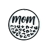 DIY Mother's Day Theme Flat Round Pendant Silicone Molds LS-SIMO-H010-02E-1