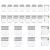  24Pcs 3 Style Brass Glue-on Flat Pad Bails KK-HS0014-95-1