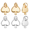 10Pcs 2 Colors Brass Pendants KK-ME0002-16-1