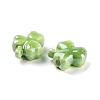 Glazed Porcelain Beads X-PORC-O005-08-2