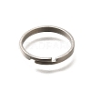 Adjustable 304 Surgical Stainless Steel Cuff Ring Settings STAS-F311-21P-01-3