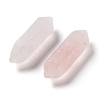 Natural Rose Quartz Double Terminated Pointed Beads G-G012-26-2