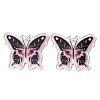 Transparent Printed Acrylic Pendants TACR-P005-02B-1