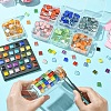 60Pcs Transparent Glass Cabochons GLAA-YW0003-65-01-5