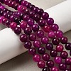 Natural Dyed White Jade Beads Strands G-M402-C03-30-1