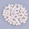 2-Hole Opaque Glass Seed Beads SEED-S023-07G-1