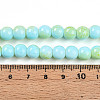 Baking Paint Glass Beads Strands DGLA-N003-8mm-C04-5