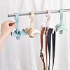 AHADEMAKER 8Pcs 4 Colors Plastic Multi-Function Bag Hook Scarf Hanger AJEW-GA0005-64-3