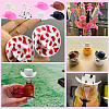 48Pcs 8 Styles Mini Cowboy Hat Plastic Accessories FIND-PH0027-03-5