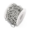 304 Stainless Steel Ring Link Chains CHS-G044-05P-02-3