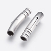 Tarnish Resistant 304 Stainless Steel Bayonet Clasps X-STAS-E427D-4P-2