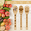 6Pcs Bamboo Spoons & Knifes & Forks AJEW-WH0411-018-4