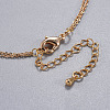Brass Tiered Necklaces NJEW-JN02380-M-4