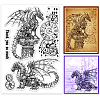 Summer Theme PVC Plastic Clear Stamps DIY-WH0631-0568-1