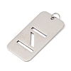 304 Stainless Steel Pendants STAS-M115-01P-Z-2