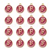 Golden Plated Alloy Enamel Charms ENAM-S118-08F-2