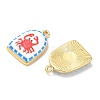 Printed Brass Pendants KK-CBAF9BC-07G-02-2