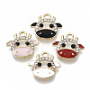 Eco-Friendly Zinc Alloy Charms X-FIND-N048-039-NR-1