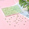 Electroplate Glass Beads Strands EGLA-YW0003-18F-2