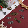 24Pcs 6 Styles Alloy Snap Lock Clasps FIND-DC0005-13-4