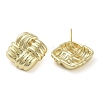 Brass Studs Earrings EJEW-K276-10G-1