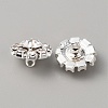 Alloy Rhinestone Shank Button for Garment Accessories FIND-WH0152-064-2