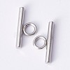 304 Stainless Steel Toggle Clasps STAS-P190-09-5