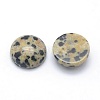 Natural Dalmatian Jasper Cabochons G-P393-R33-4MM-2