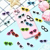 50Pcs Resin Cabochons CRES-YW0001-43-5