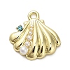 Alloy Rhinestone Pendants FIND-A051-06G-1